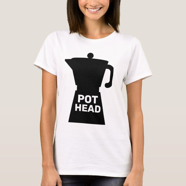 CAMISETA POT HEAD FUNNY CAFFEE (Anverso)