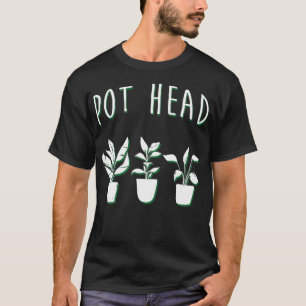 Camiseta Pot Head Funny Plant Lover Pun Gardening Houseplan