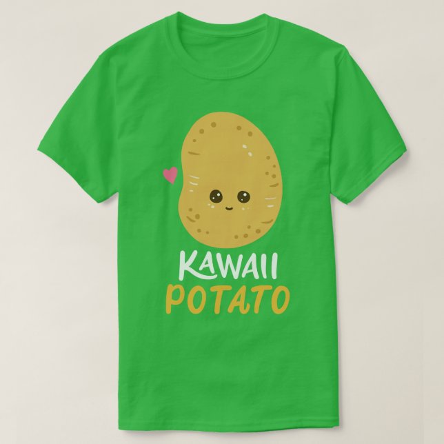 Camiseta Potato Kawaii (Diseño del anverso)