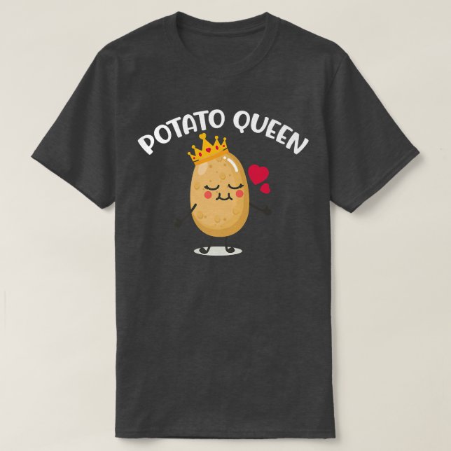 Camiseta Potato Queen Potato Spud (Diseño del anverso)
