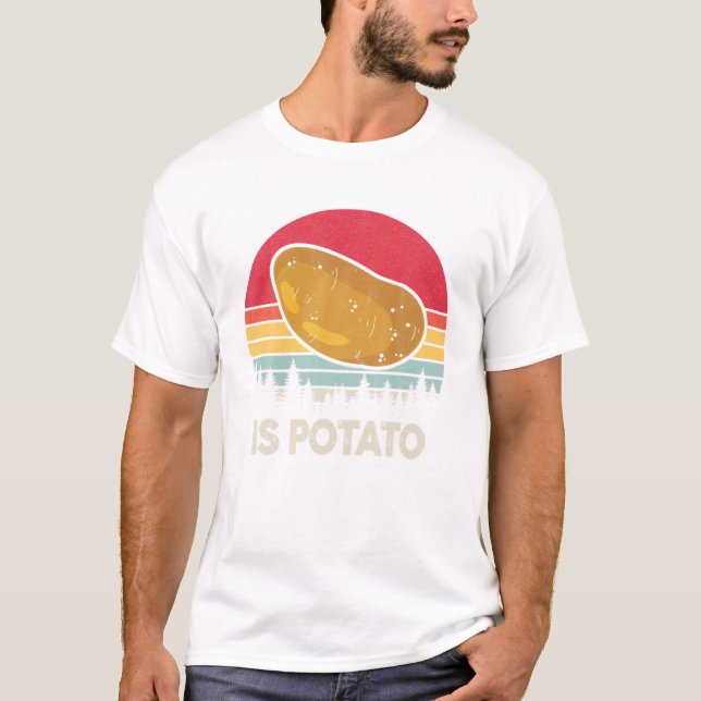 Camiseta Potato Shirt Potato Lover Funny (Anverso)