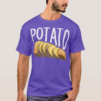 Camiseta Potato Vegan Diseño Guay Comida vegetariana Tee Ve