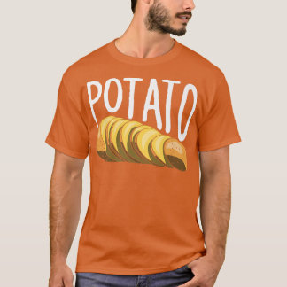 Camiseta Potato Vegan Diseño Guay Comida vegetariana Tee Ve