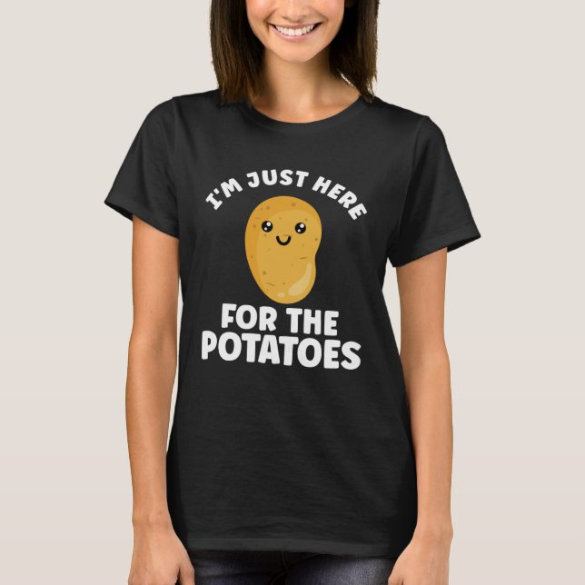 Camiseta Potato Vegetable Papas vegetarianas Alimentos 3 (Anverso)