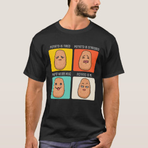 Camiseta Potato Vegetable Pun Veggie Keto Dieta Vegan Ketog