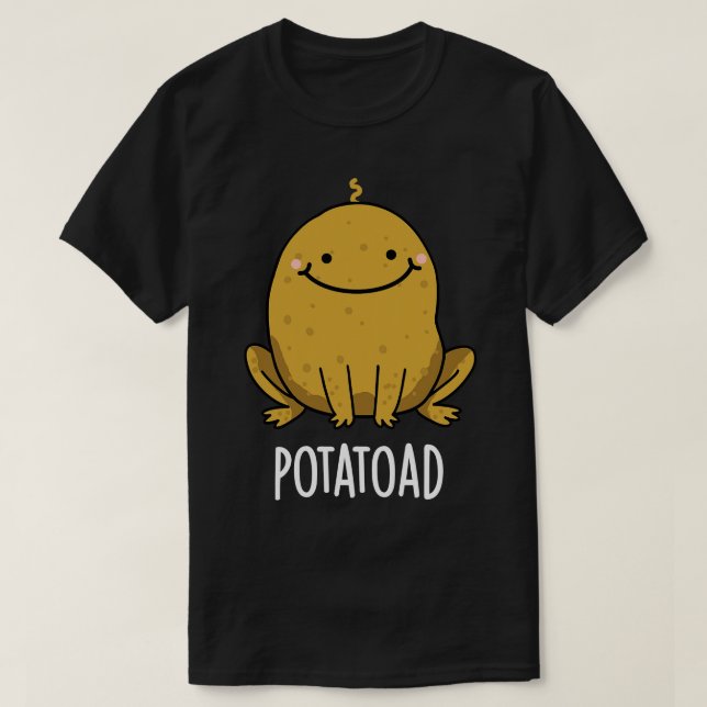 Camiseta Potatoad Funny Potato Toad Pun (Diseño del anverso)