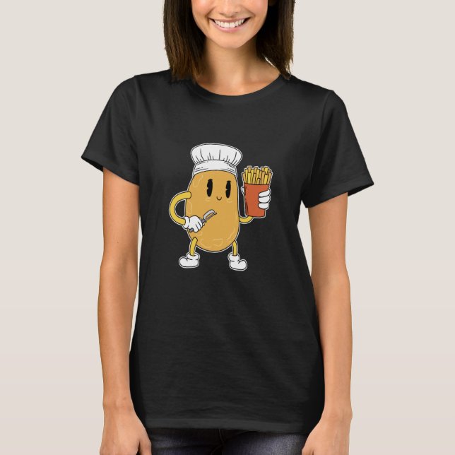 Camiseta Potatoe Fries Chef Vegetables (Anverso)