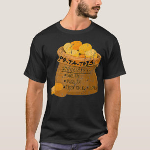 Camiseta PoTaToes hervir em Mash em Stick em en una papa es