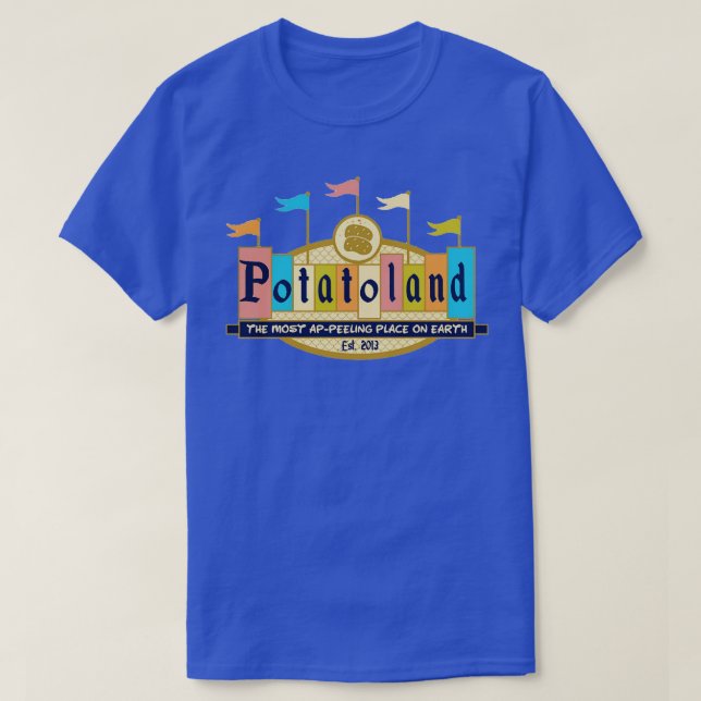 Camiseta Potatoland (Diseño del anverso)