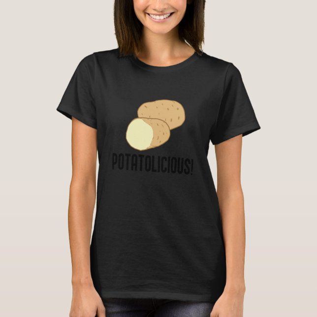 Camiseta Potatolicious Cute Potato Hobby Chef Food (Anverso)