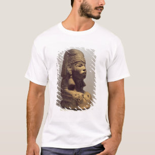 Camiseta Pote bajo la forma de figura del arrodillamiento,