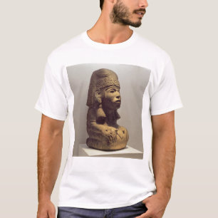 Camiseta Pote bajo la forma de figura del arrodillamiento,