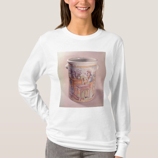 Camiseta Pote del tabaco que representa a un estanquero (Anverso)