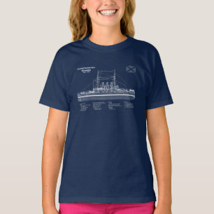 Camiseta Potemkin - Planes de trazado de los buques ABD