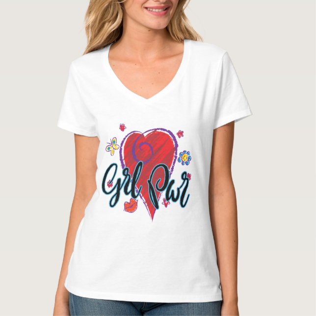 Camiseta Potencia chica (Anverso)
