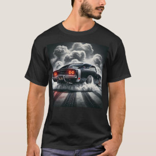 Camiseta Potencia Clásica de Muscle Car Desatada: