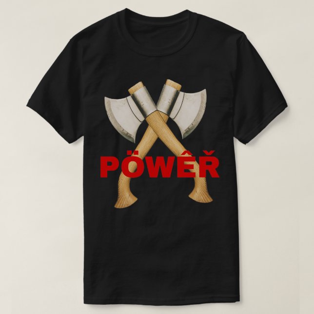 Camiseta potencia de ax (Diseño del anverso)