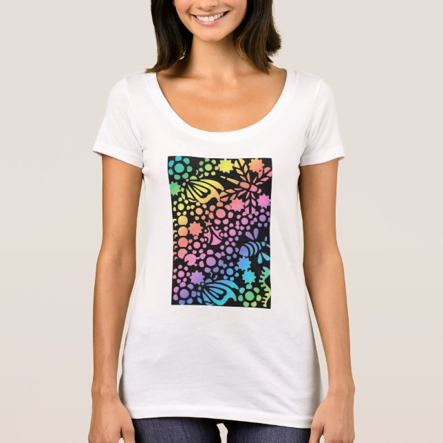 Camiseta Potencia de flor (Anverso)