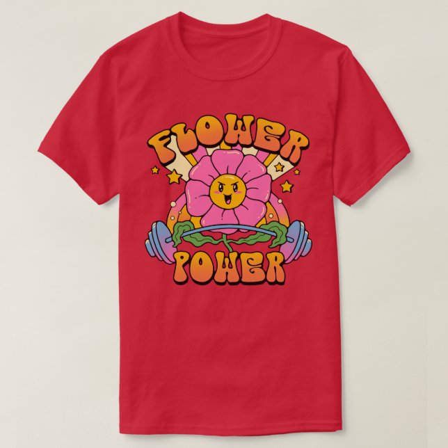 Camiseta Potencia de flor (Diseño del anverso)