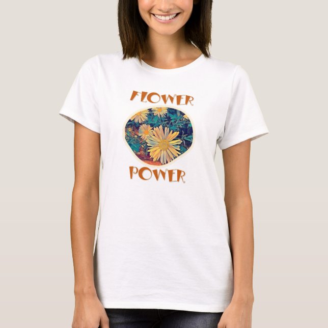 Camiseta Potencia de flor (Anverso)