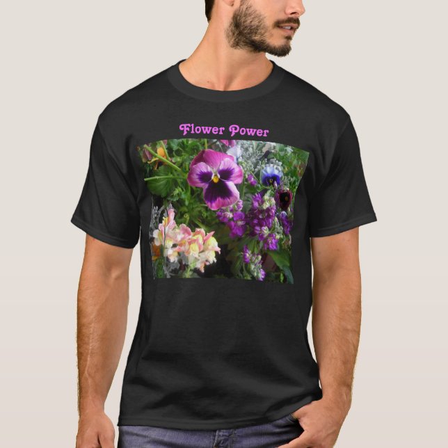Camiseta Potencia de flor (Anverso)