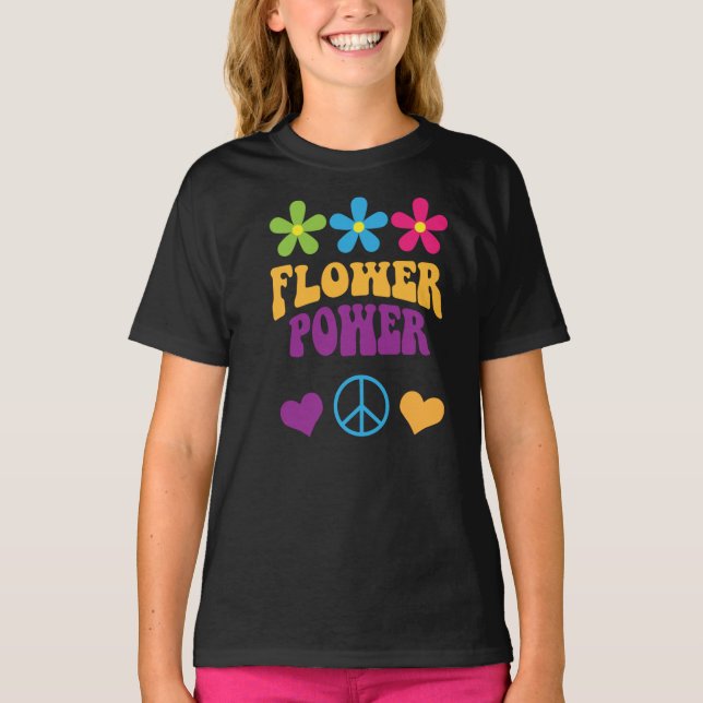 Camiseta Potencia de flor suave 60 (Anverso)