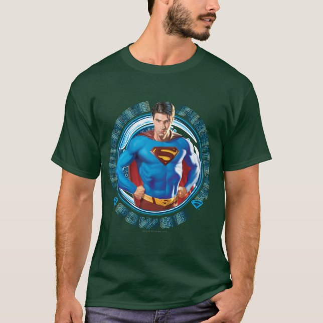 Camiseta Potencia de fuerza de superman Courage (Anverso)