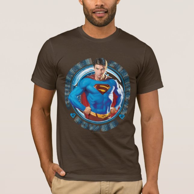 Camiseta Potencia de fuerza de superman Courage (Anverso)