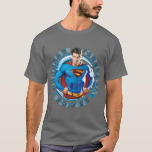 Camiseta Potencia de fuerza de valor de Superman