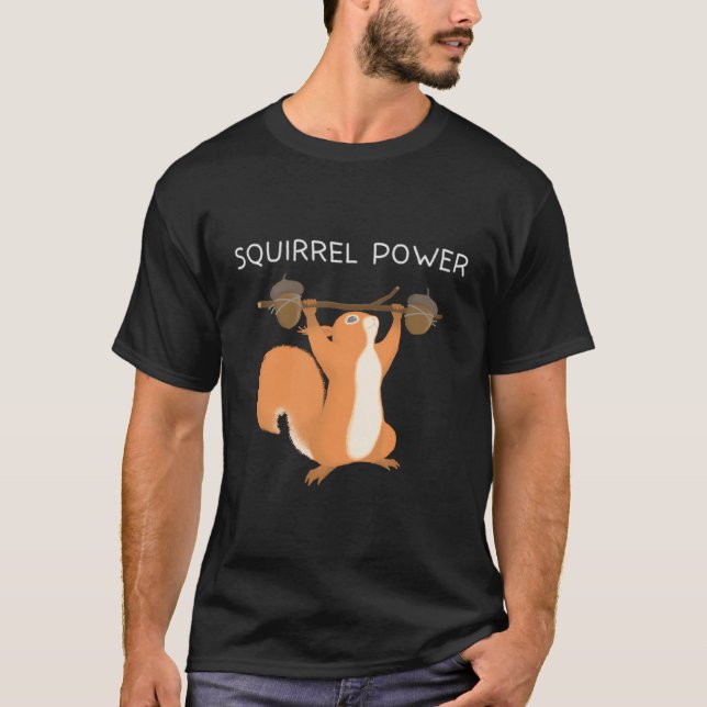 Camiseta Potencia de las ardillas (Anverso)