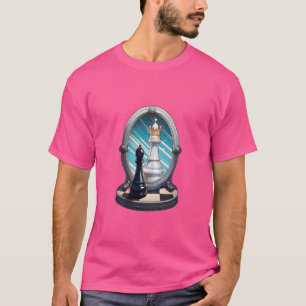 Camiseta Potencia de reflexión del jugador de ajedrez de la