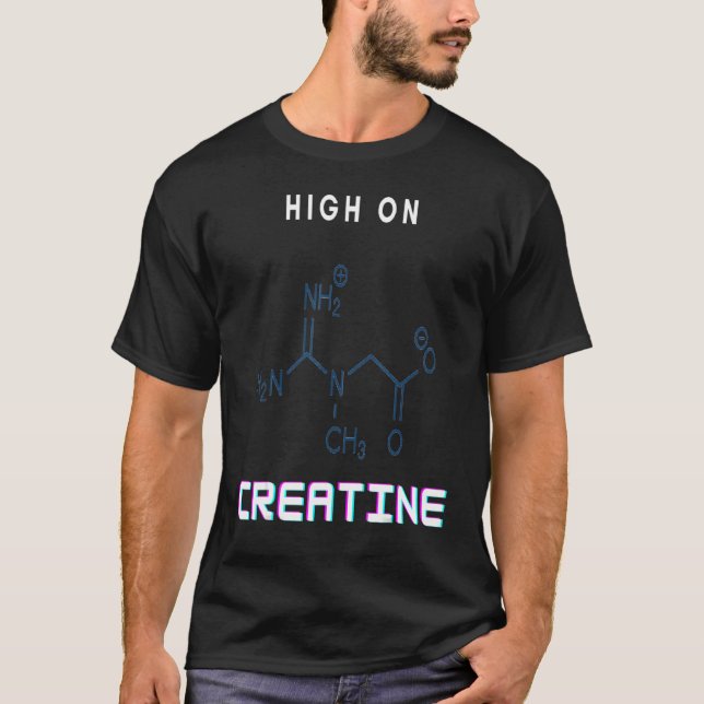 Camiseta Potencia Del Gimnasio Alta En Creatina (Anverso)