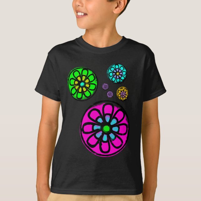 Camiseta Potencia Flower Fibonacci (Anverso)