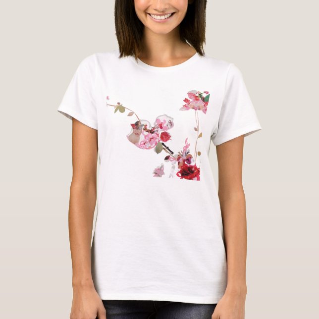 Camiseta Potencia rosa (Anverso)
