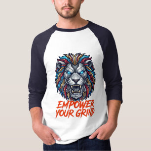 Camiseta Potencia Tu Molido León Mecánico Cibernético Grap