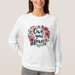 Camiseta Potenciación de las flores :