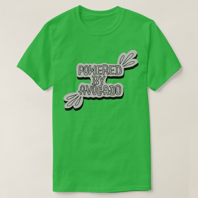 CAMISETA POTENCIADO POR AVOCADO 14 (Diseño del anverso)