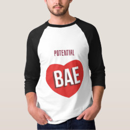 Camiseta Potencial Bae Heart Raglan Tee