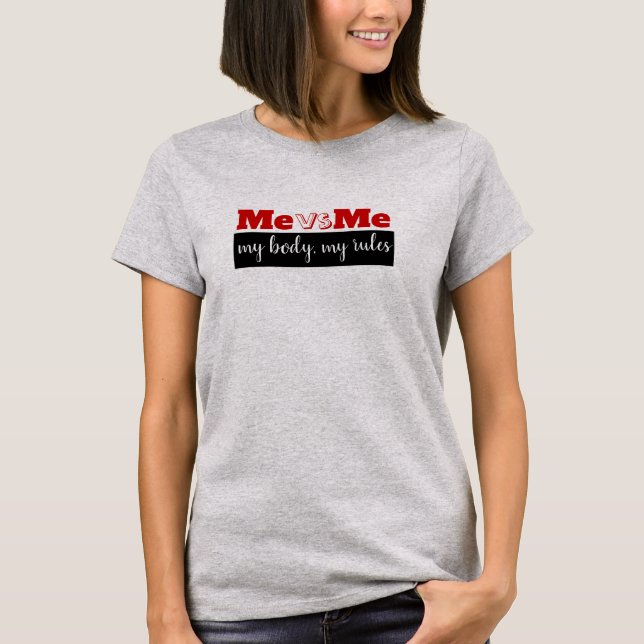 Camiseta Potenciando "Mi cuerpo, mis reglas" (Anverso)