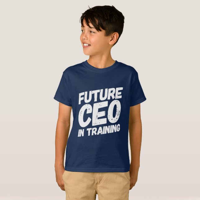 Camiseta Potenciar el diseño del 'Futuro CEO en formación' (Anverso completo)
