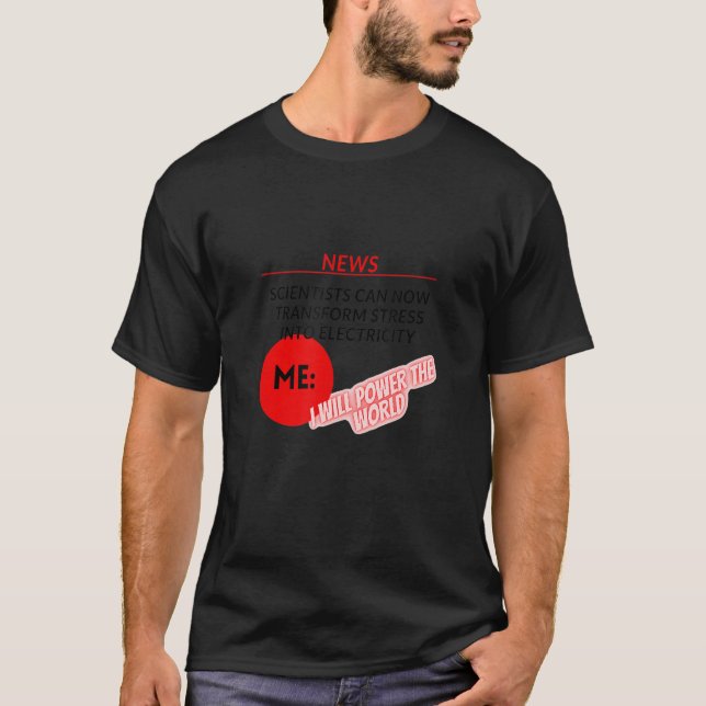 Camiseta POTENCIARÉ EL MUNDO Meme (Anverso)
