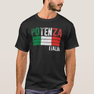 Camiseta Potenza Italia Bandera Italiana Hombres Italianos 