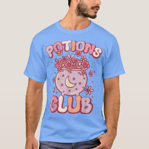 Camiseta Potion Club Retro Floral Horror Movie Halloween Wi