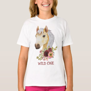 Camiseta Potro bonito salvaje el floral