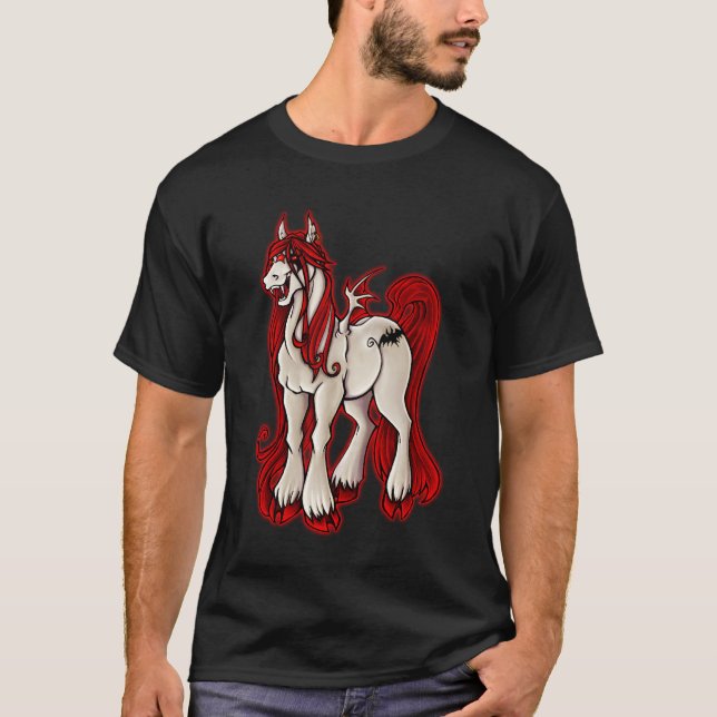 Camiseta Potro del Poseur del vampiro (Anverso)