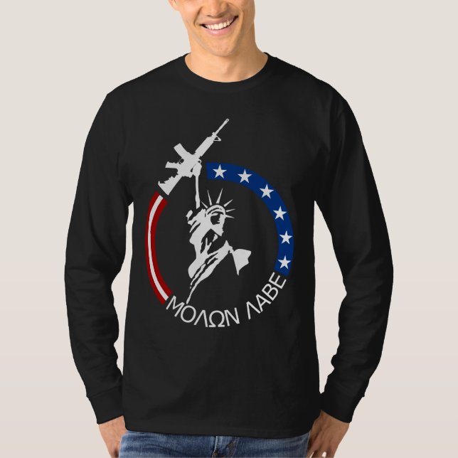 Camiseta Potro M4A2 - MOLON LABE (Anverso)