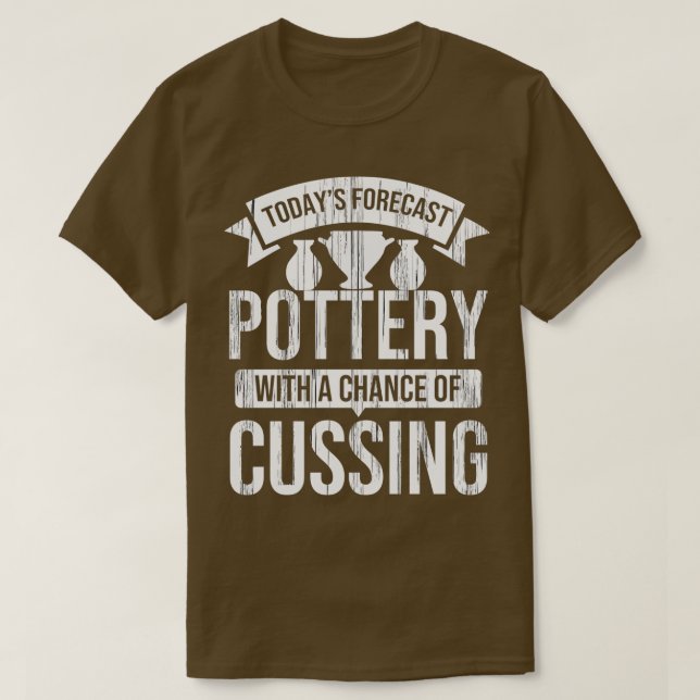 Camiseta Pots Kiln Arcilla Cerámica de rueda de cerámica de (Diseño del anverso)