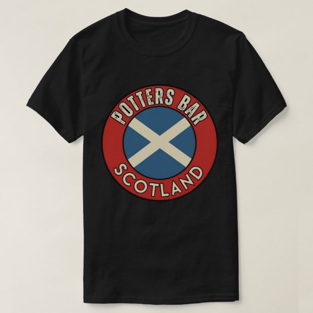 Camiseta Potters Bar, Escocia (Diseño del anverso)