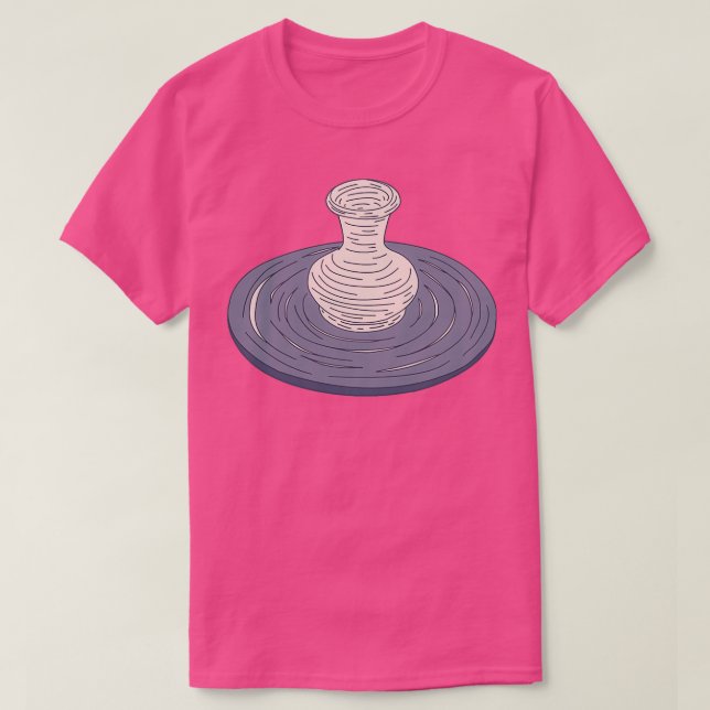 Camiseta PotteryClassPottersWheelClayware (Diseño del anverso)