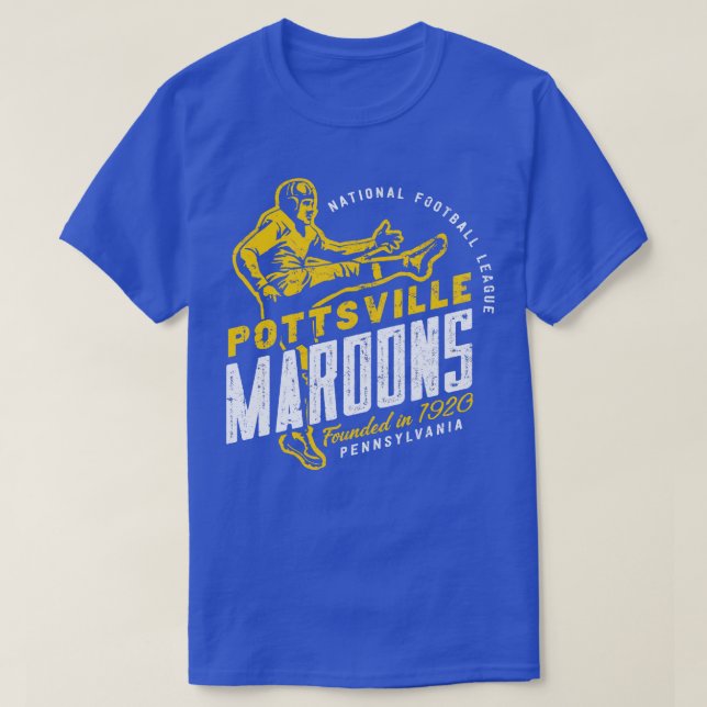 Camiseta Pottsville Maroons (Diseño del anverso)
